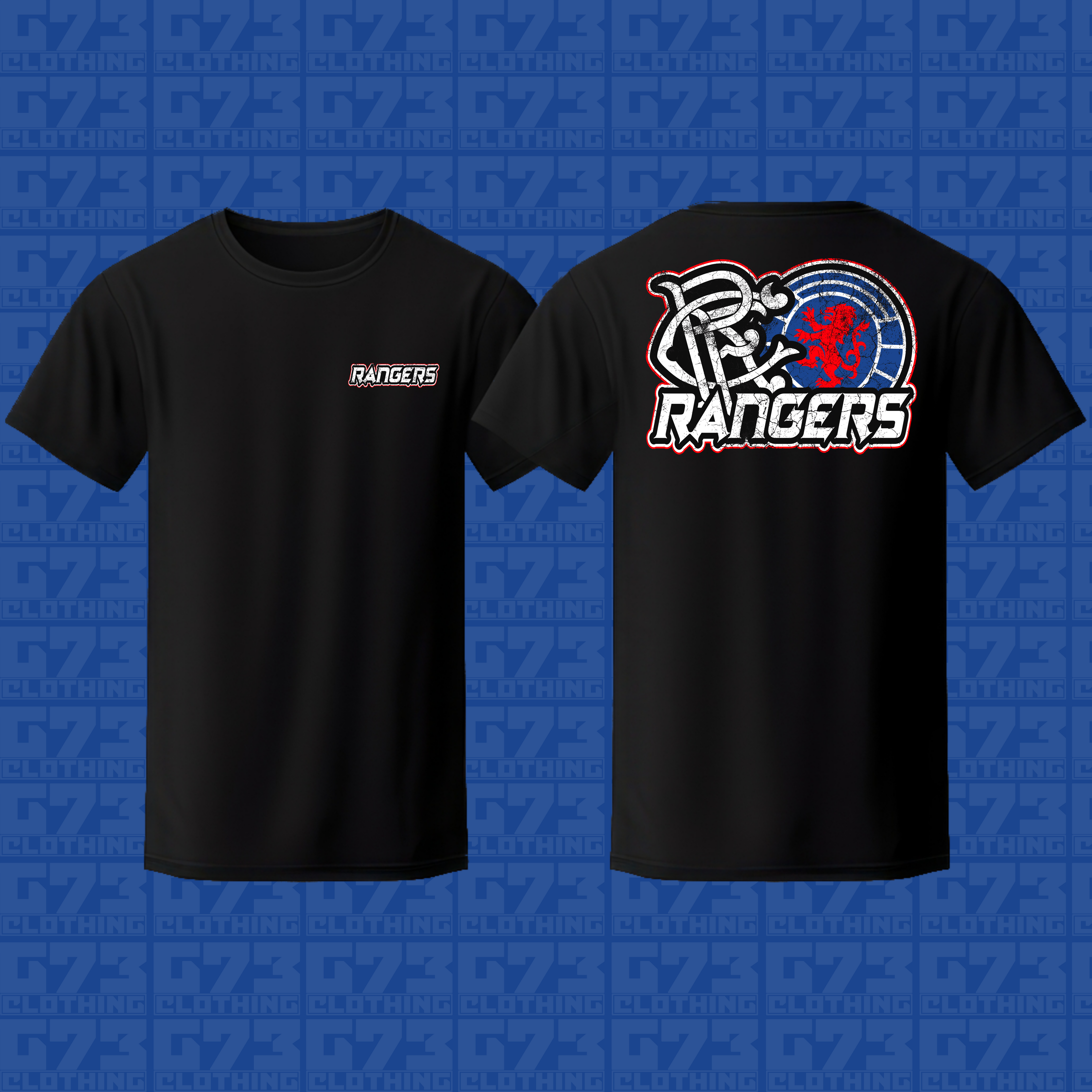 Adults 'Cracked Rangers' T-shirt