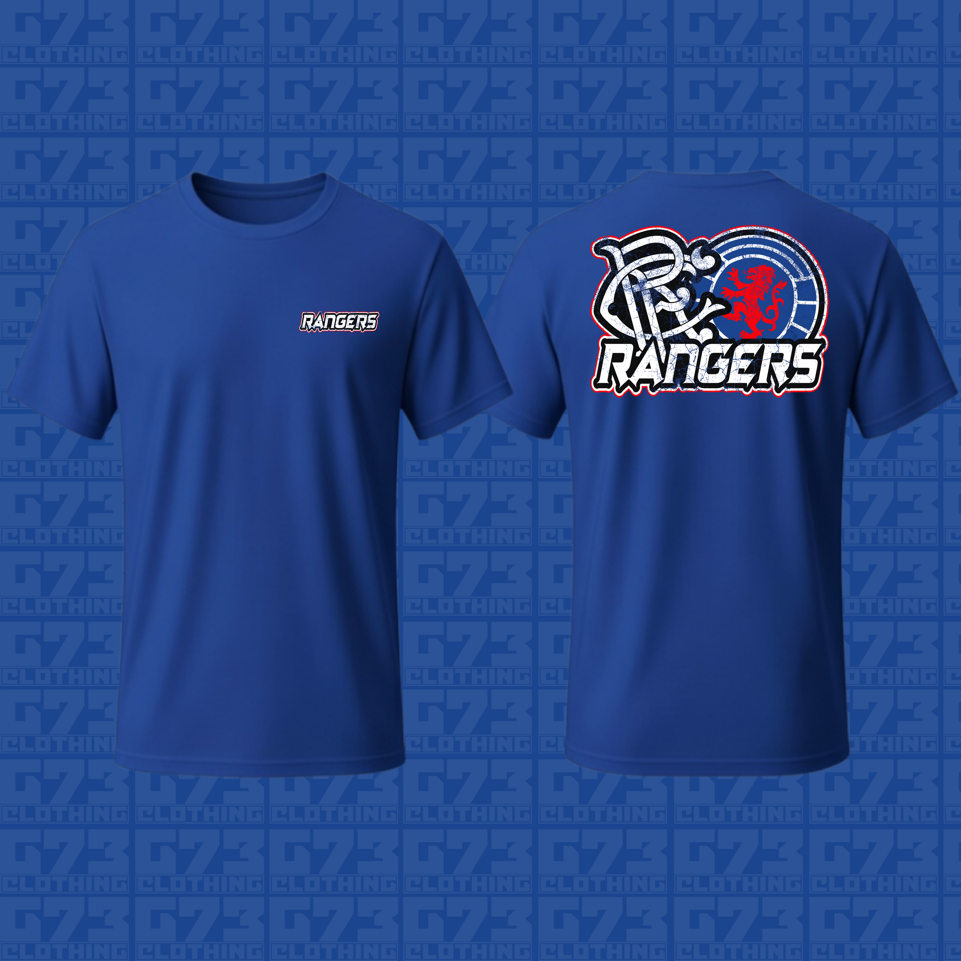 Adults 'Cracked Rangers' T-shirt