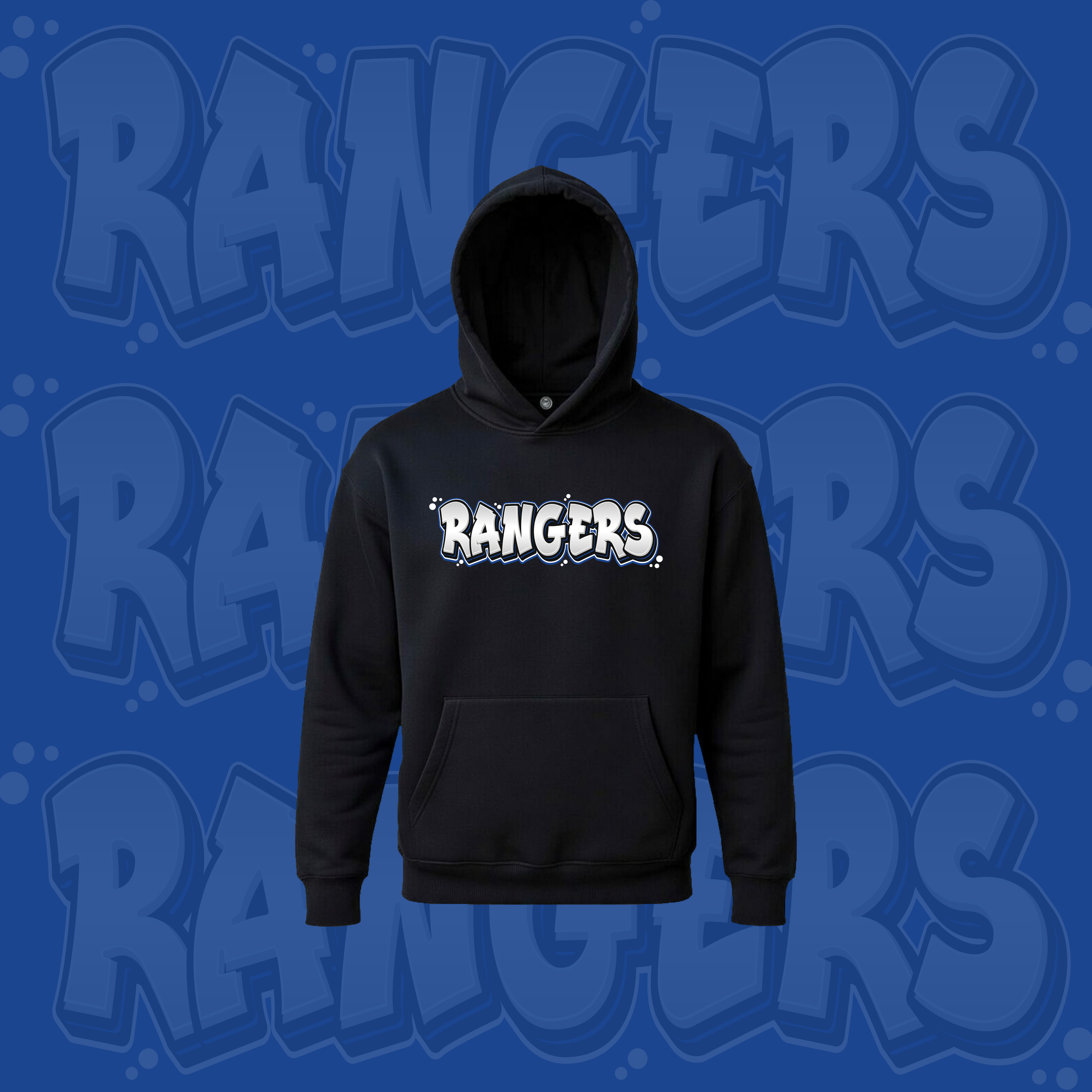 Kids Rangers Graffiti Hoodie