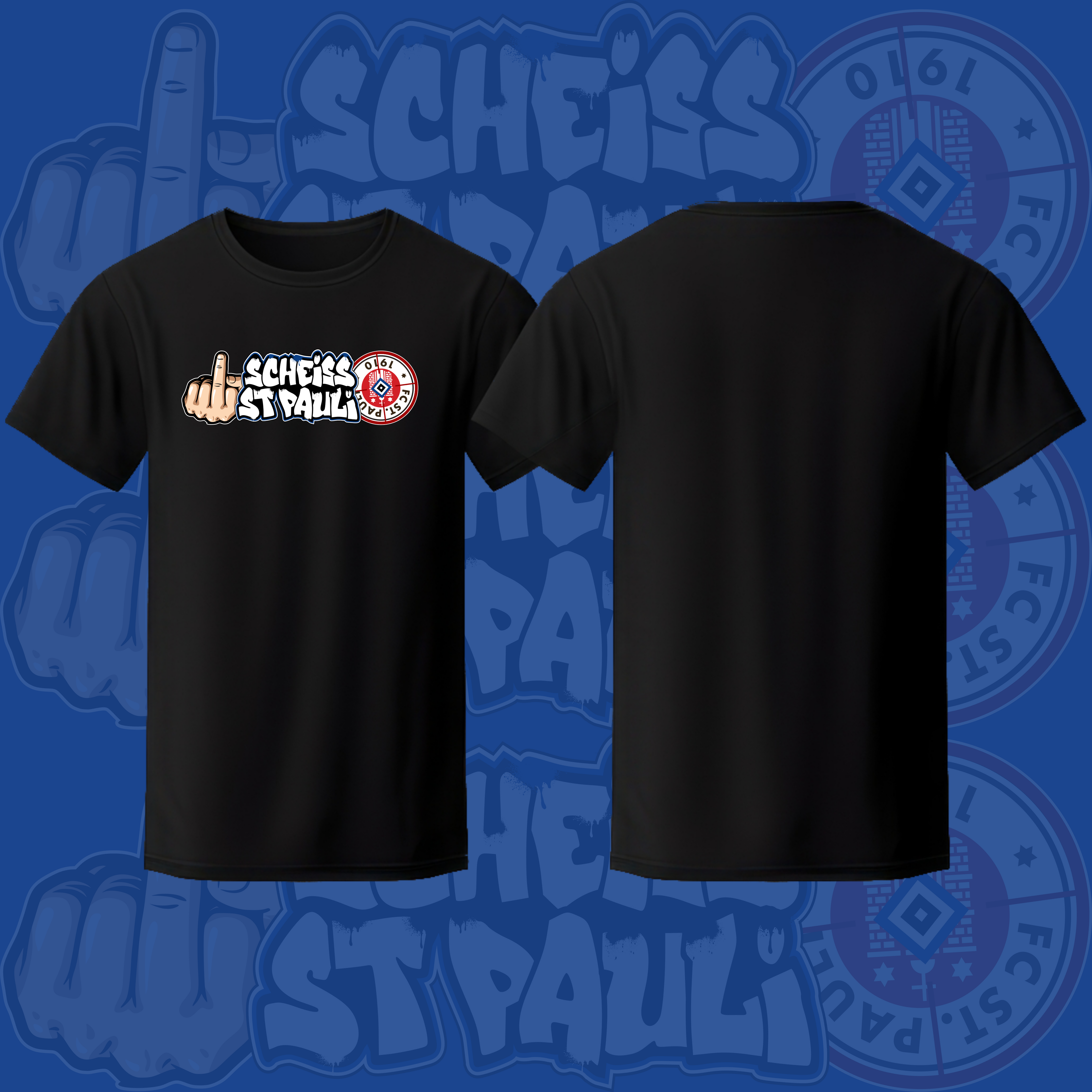 Adults Scheiss St Pauli T-Shirt