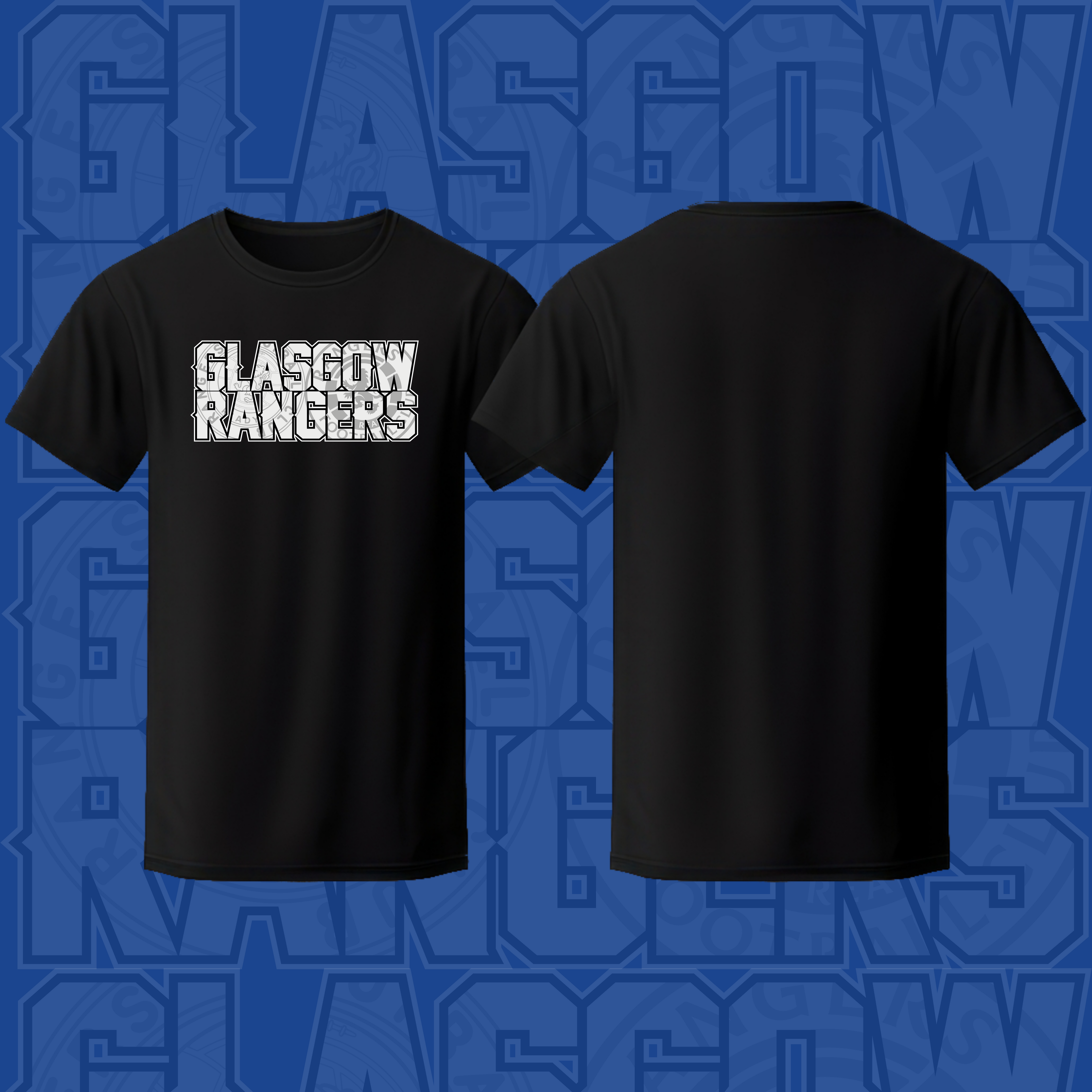 Adults Glasgow Rangers T-shirt