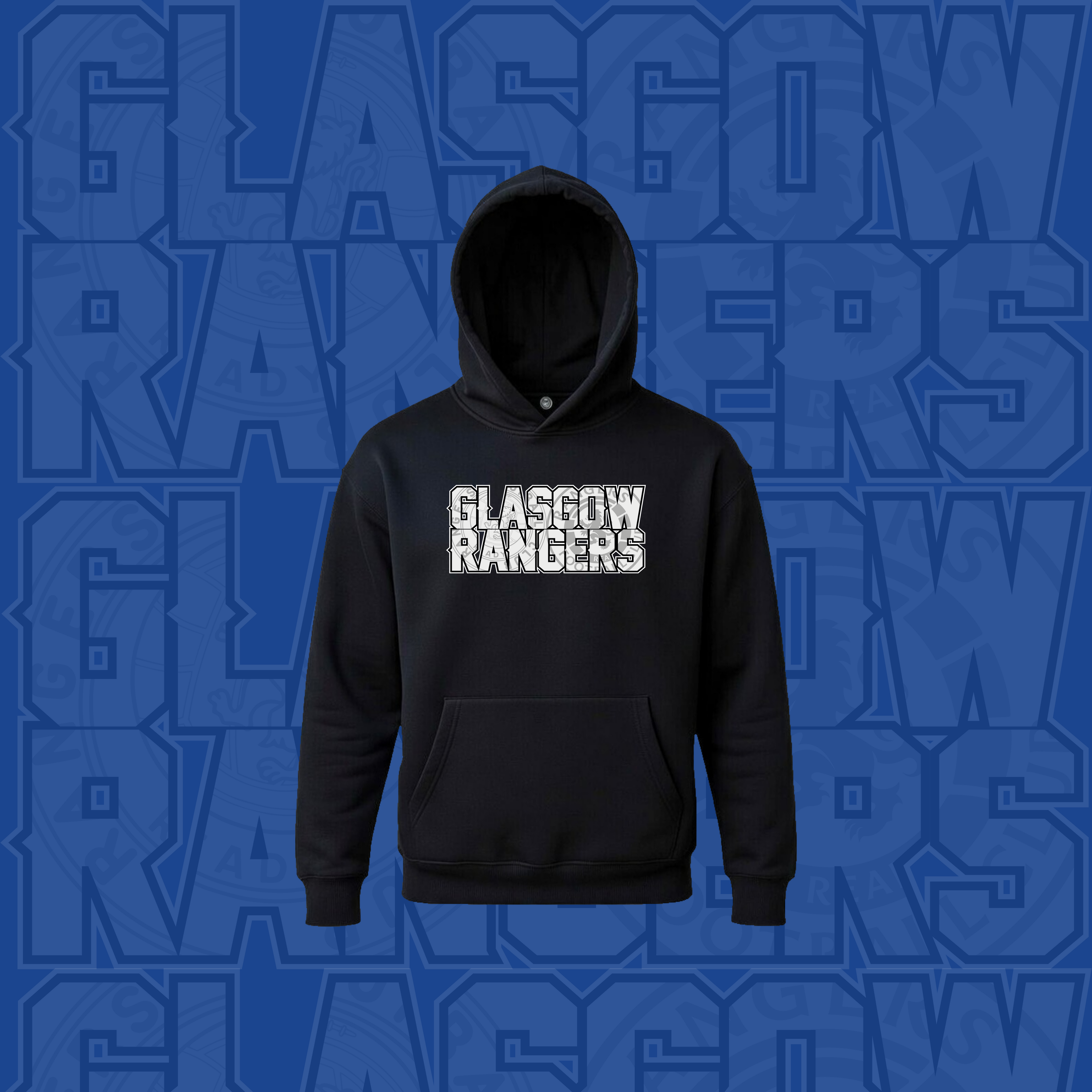 Adults Glasgow Rangers Hoodie