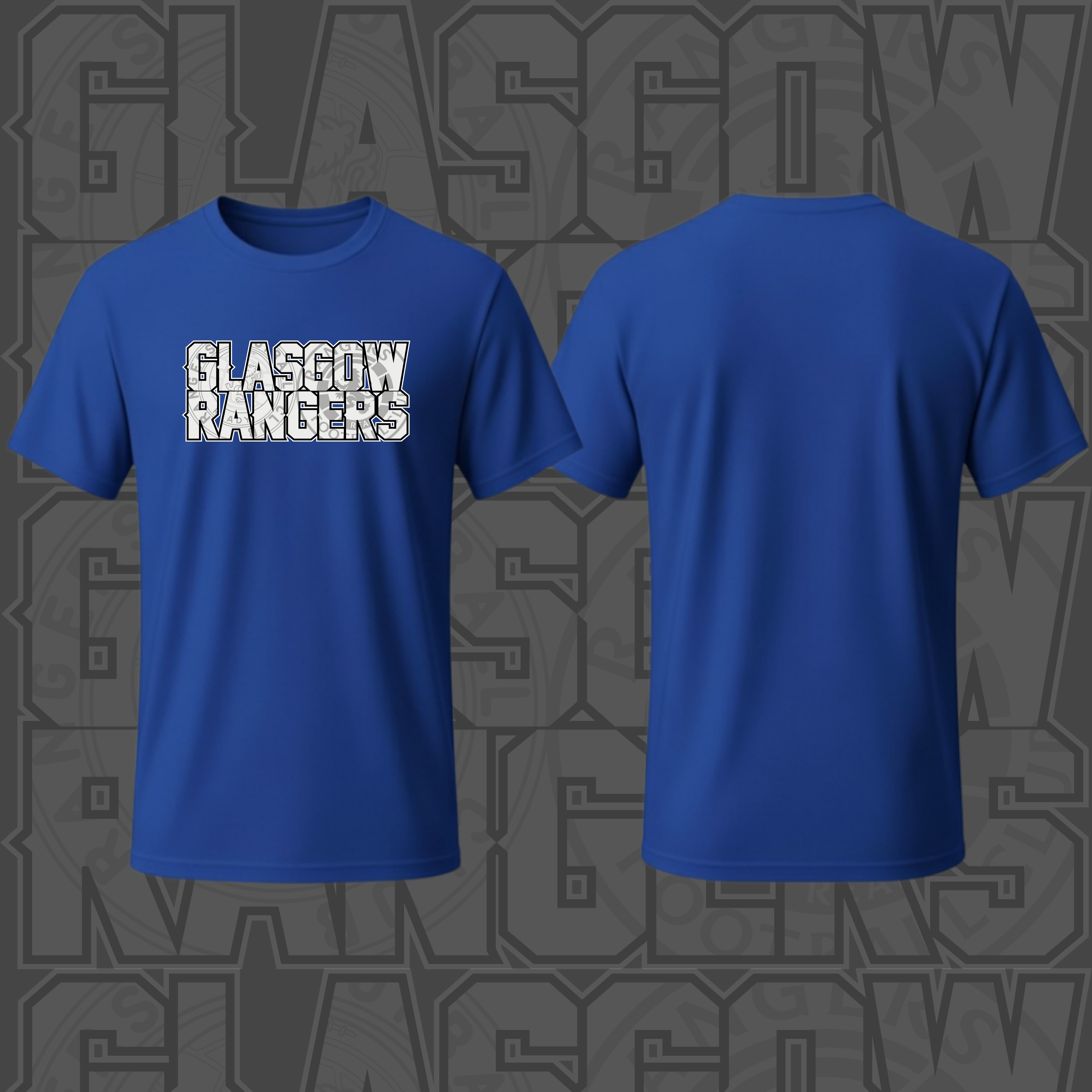 Adults Glasgow Rangers T-shirt